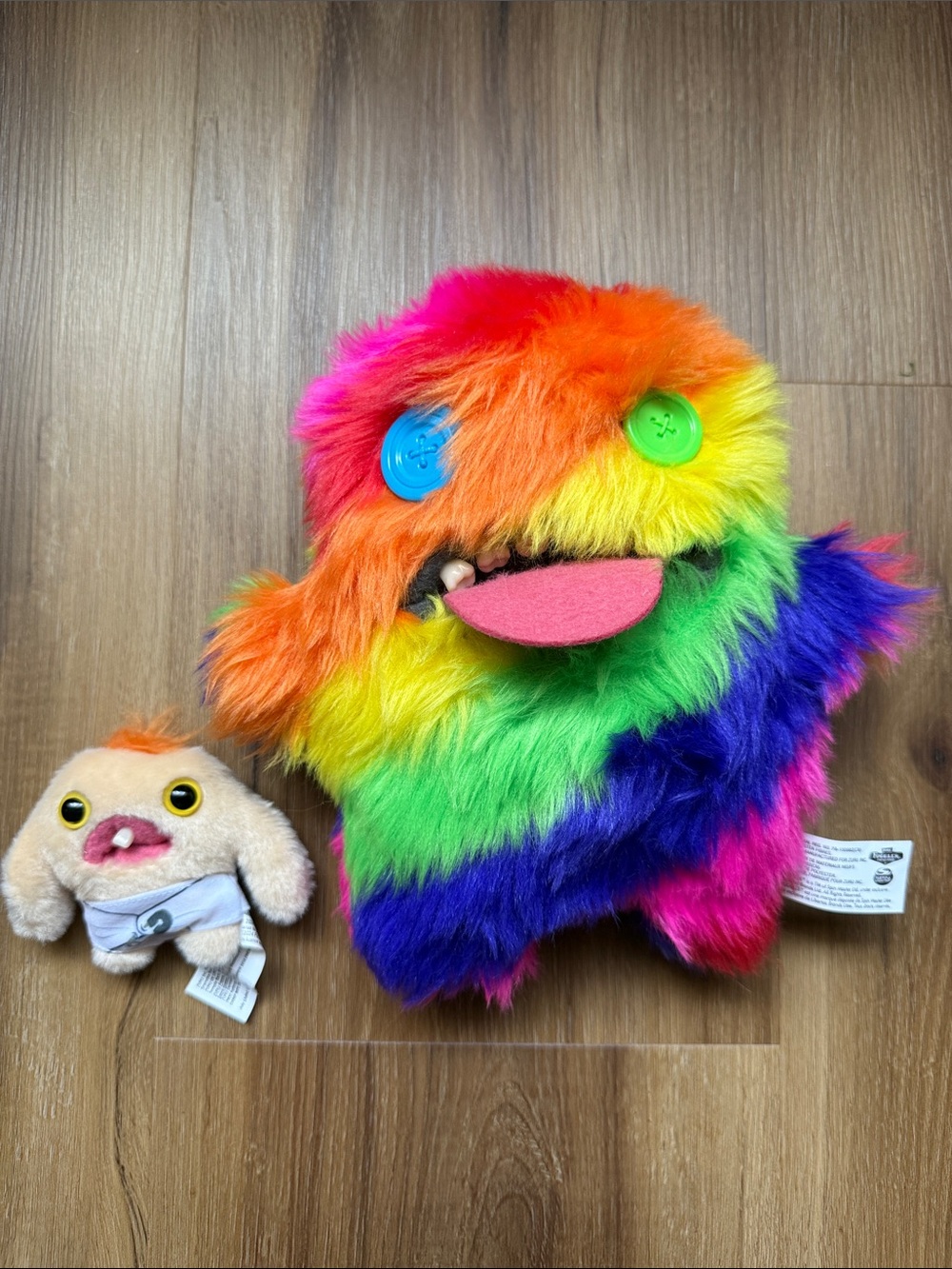 NWOT Rainbow Fuggler - comes with Fuggler baby
